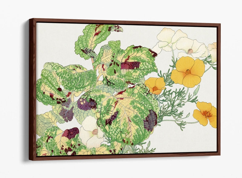 Canvas Wall Art - KONAN TANIGAMI Float Effect Botanical Wall Decor Print