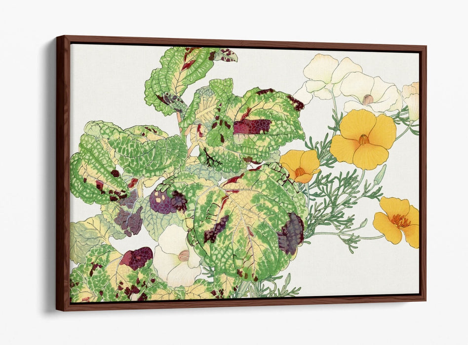 Canvas Wall Art - KONAN TANIGAMI Float Effect Botanical Wall Decor Print