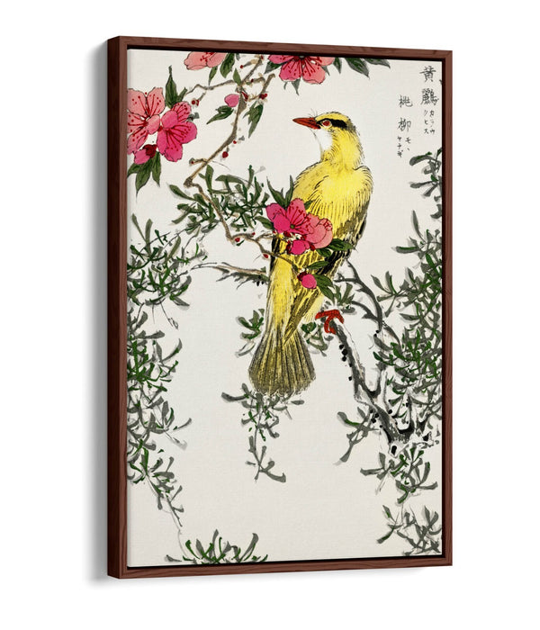 Canvas Wall Art | Handmade Float Effect Canvas Print with Premium Frame - Bird Design