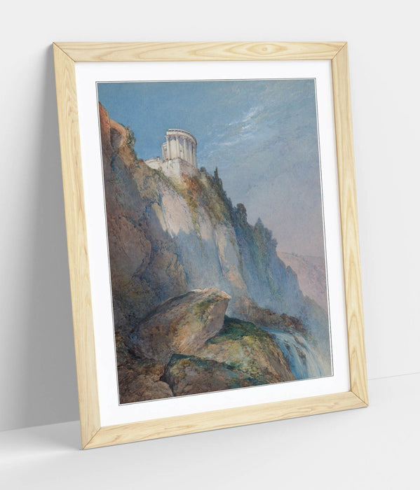 Framed Art Poster - William Callow Temple Of Vesta Print | Matte Paper, Ready To Hang