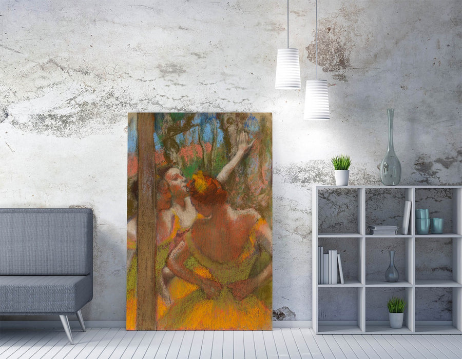 EDGAR DEGAS, DANCERS -CANVAS WALL ARTWORK PICTURE PRINT