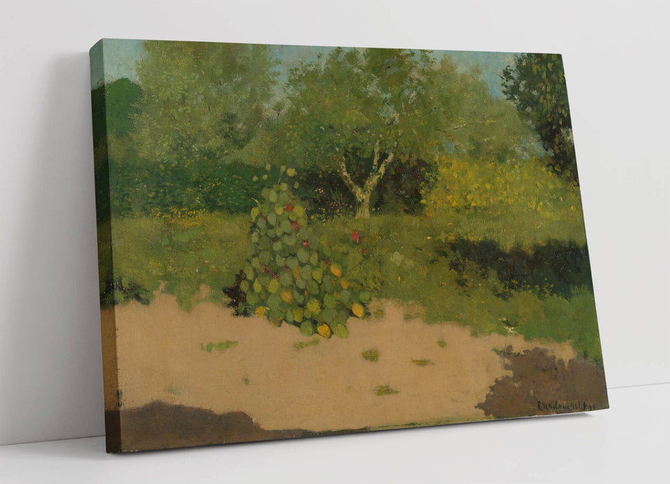 Canvas Wall Art – Richard Roland Holst Garden With Nasturtiums Floral Print on Archival Grade Canvas