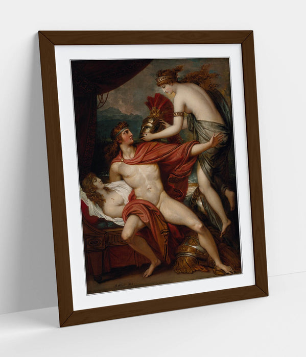 Framed Art Poster - Benjamin West Thetis Bringing Armor to Achilles, Matte Print
