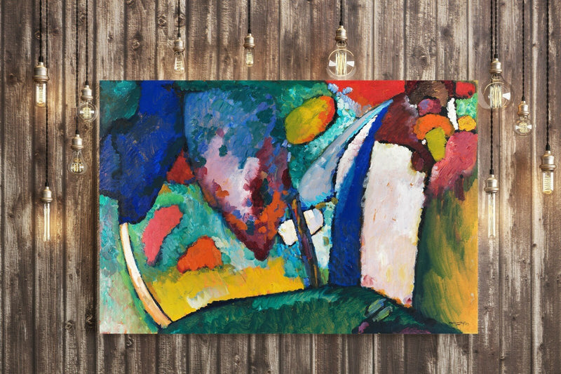 Canvas Wall Art Print - Wassily Kandinsky Abstract Painting on Archival Grade Canvas