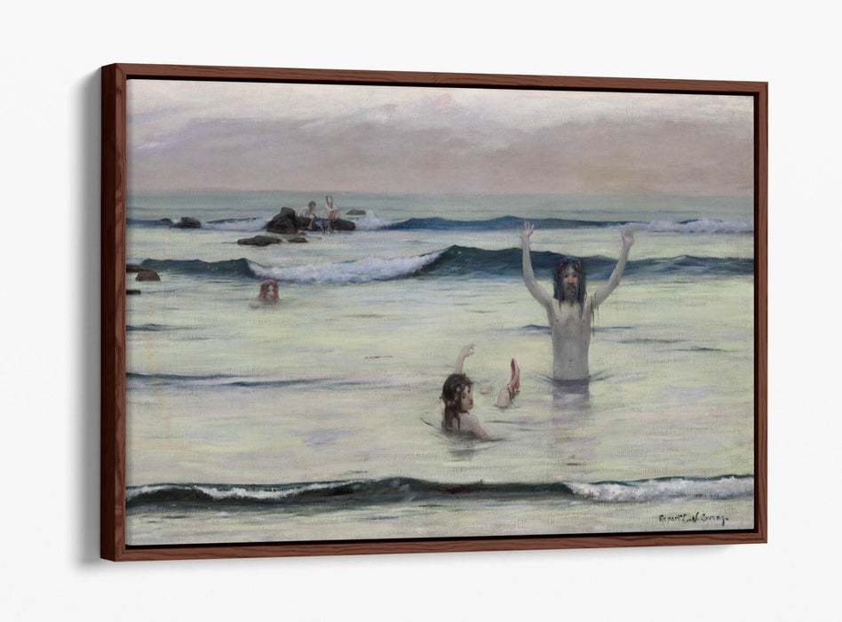 RUPERT BUNNY, TRITONS -FLOAT EFFECT CANVAS WALL ART PIC PRINT
