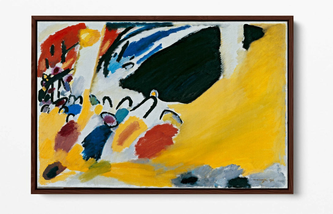 WASSILY KANDINSKY IMPRESSION III CONCERT -FLOAT EFFECT CANVAS WALL ART PIC PRINT