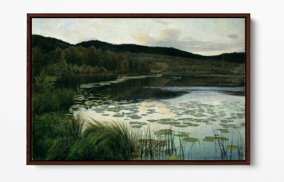 KITTY KIELLAND, SUMMER NIGHT -FLOAT EFFECT CANVAS WALL ART PIC PRINT