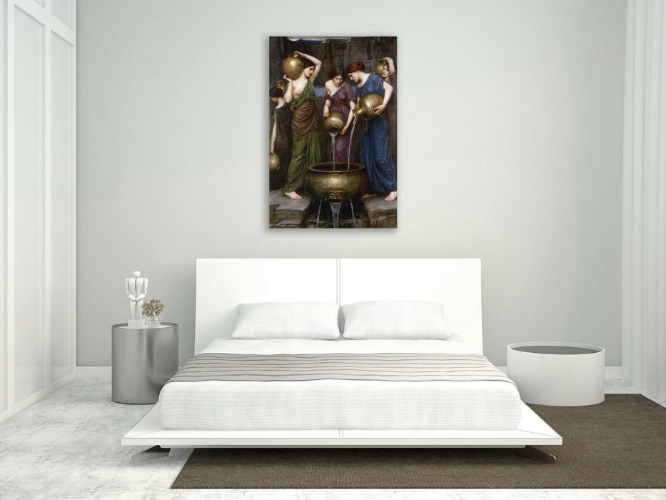 CANVAS WALL ART ARTWORK FRAMED PRINT PAINTING John William Waterhouse DANAIDES