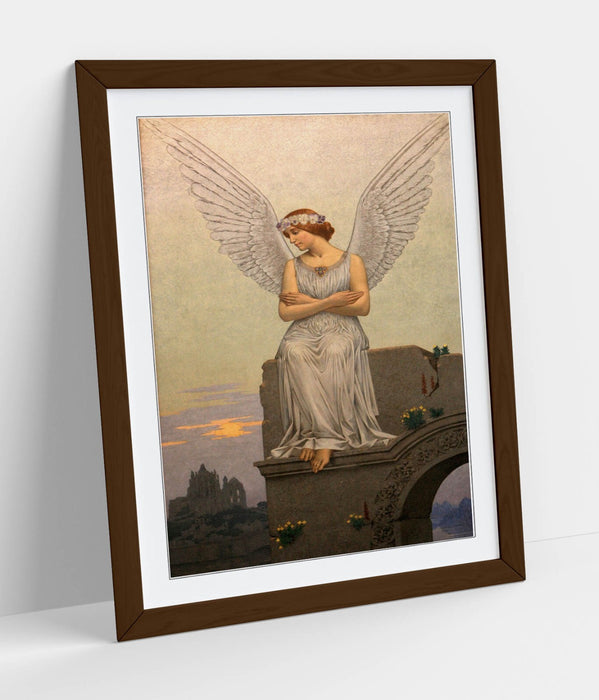 Framed Wall Art Featuring Alexandre Seon The Thought Painting – Matte Paper Print