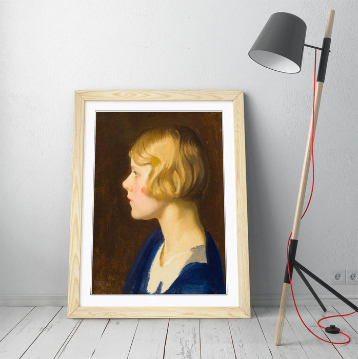 Framed Wall Art - William McGregor Paxton Edna Painting Print | Handmade UK Art