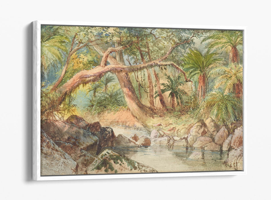 Canvas Wall Art Premium Float Effect Print By Nicholas Chevalier Holmes Bay