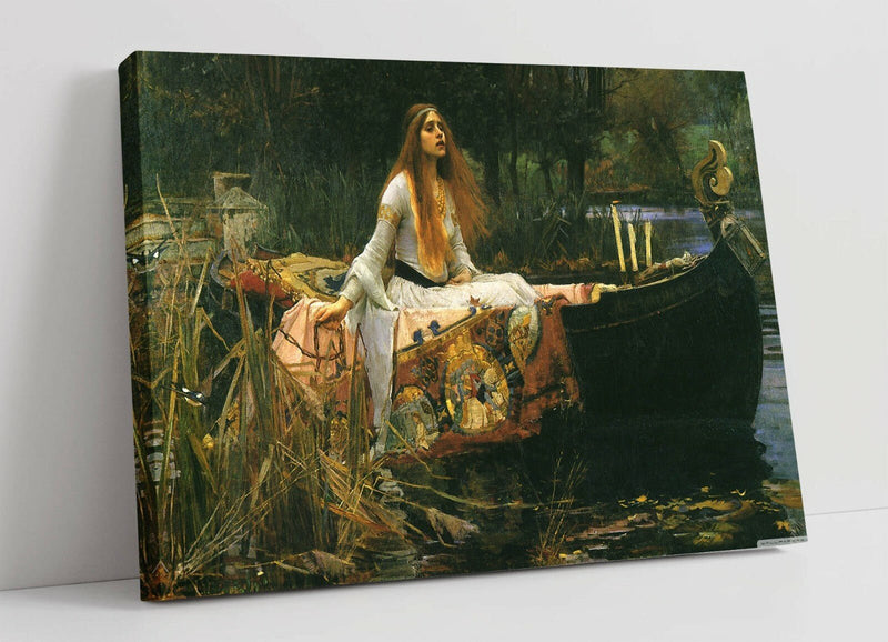 Lady of Shalott Canvas – Handmade Classic Art Print with UV Resistant Inks & MDF Frame