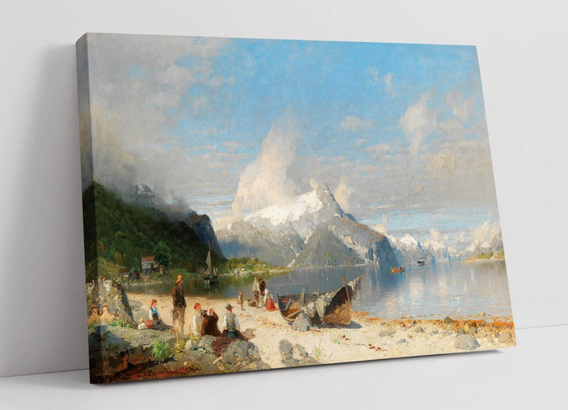 Canvas Wall Art - Georg Anton Rasmussen Summer Day Painting | Premium Print