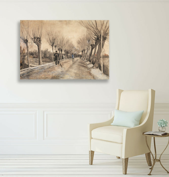 VAN GOGH CANVAS WALL ART PRINT ARTWORK  PICTURE THE ROAD TO ETTEN