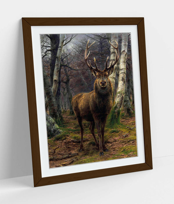 Framed Art Print – Rosa Bonheur King Of The Forest | Handmade Wall Art Decor