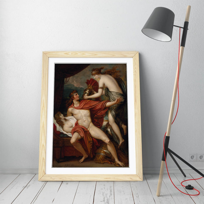 Framed Art Poster - Benjamin West Thetis Bringing Armor to Achilles, Matte Print