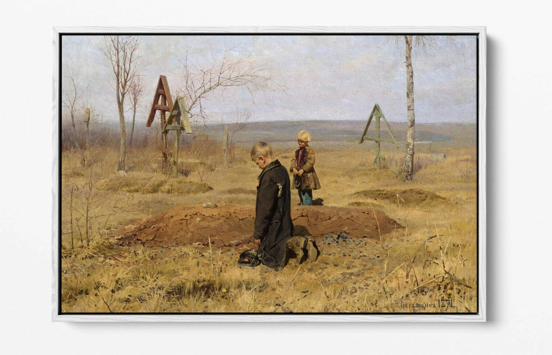 NIKOLAY KASATKIN, ORPHANED -FLOAT EFFECT CANVAS WALL ART PIC PRINT