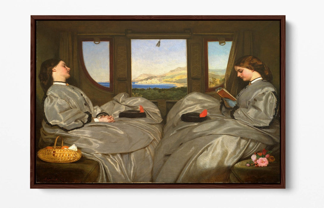 Float Effect Canvas Art - Handmade UK Canvas Featuring Augustus Leopold Egg Artwork