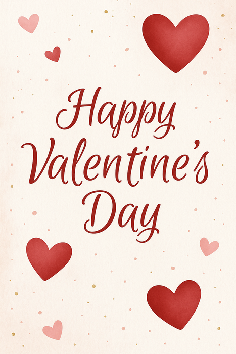 Valentine's Day Banner - Romantic Party Decoration | Heart Shaped Love Banner