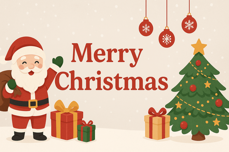 Personalised Christmas Banner | Name or Message