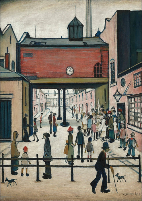 Framed Poster Wall Art – L.S. Lowry 'May Day' Print | Handmade UK Frame