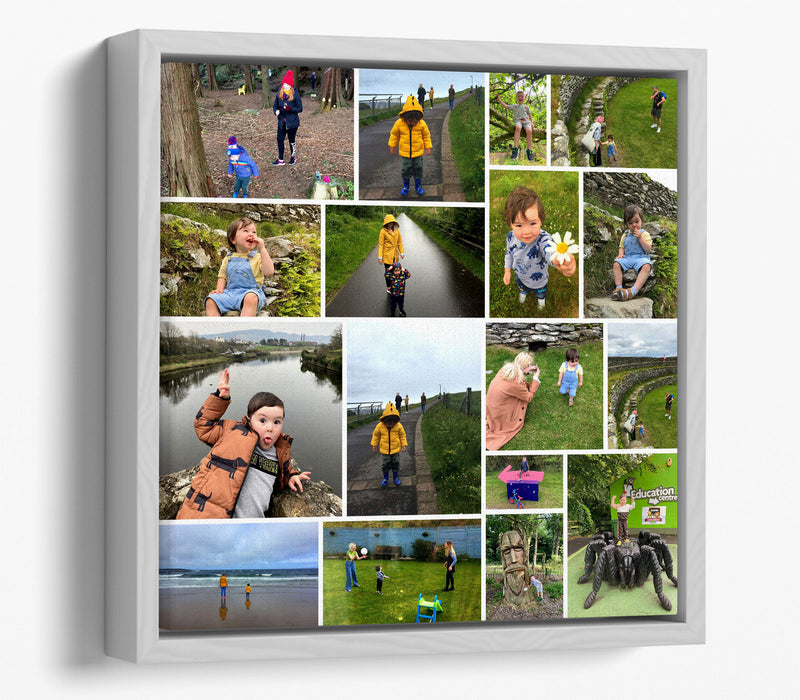 NEW FLOAT EFFECT FRAMED CANVAS PRINTS AVAILABLE IN BLACK, WHITE, WALNUT, PLAIN OAK, BRONZE, SILVER, GOLD - 12x12 - Trade only