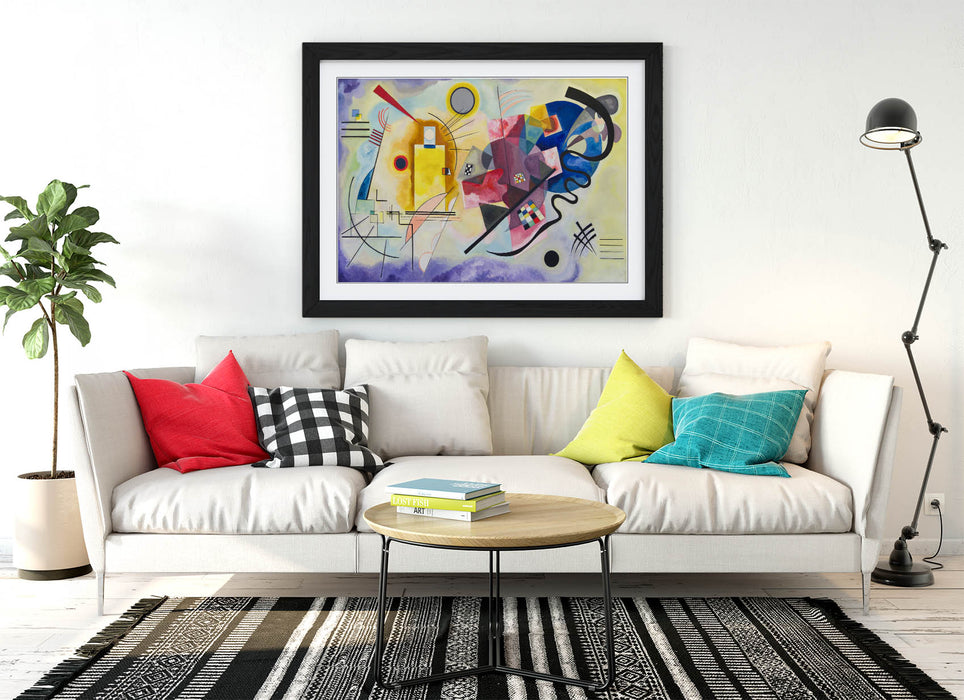 Framed Wall Art - Wassily Kandinsky Yellow-Red-Blue Artwork | Handmade Picture Frame UK