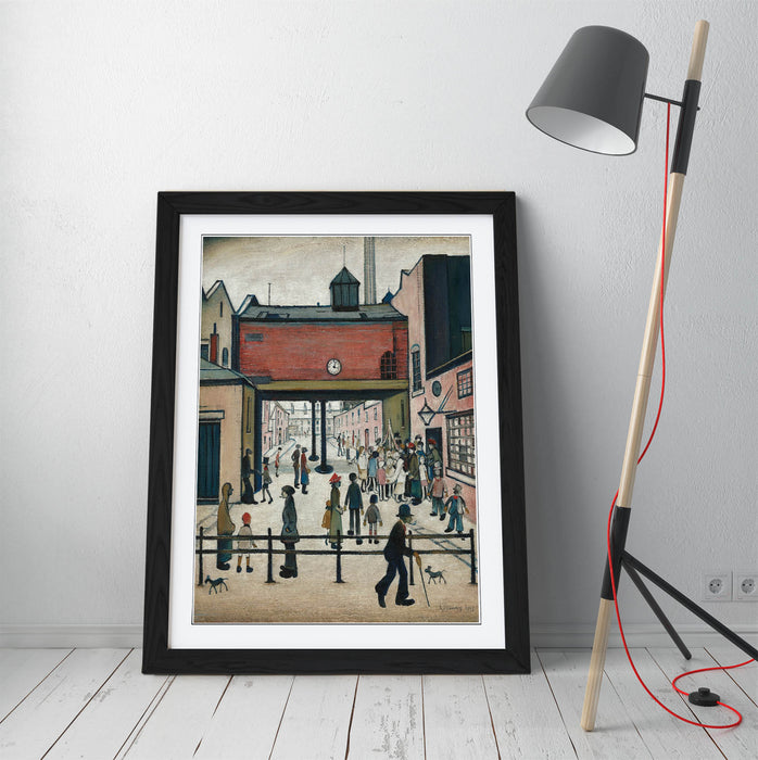 Framed Poster Wall Art – L.S. Lowry 'May Day' Print | Handmade UK Frame