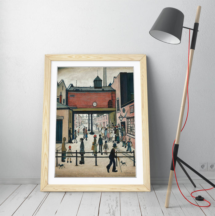 Framed Poster Wall Art – L.S. Lowry 'May Day' Print | Handmade UK Frame