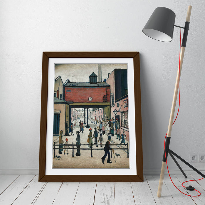 Framed Poster Wall Art – L.S. Lowry 'May Day' Print | Handmade UK Frame