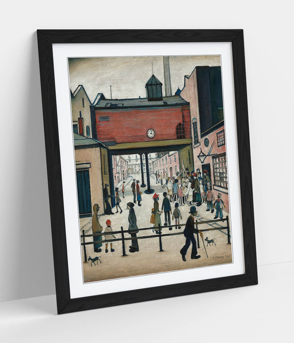 Framed Poster Wall Art – L.S. Lowry 'May Day' Print | Handmade UK Frame