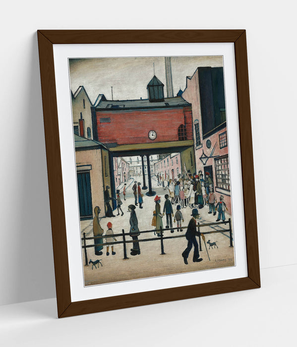 Framed Poster Wall Art – L.S. Lowry 'May Day' Print | Handmade UK Frame