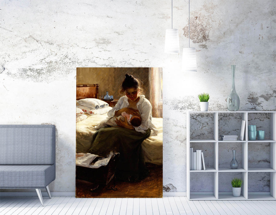 Canvas Wall Art Print – ELIN DANIELSON GAMBOGI Mother on Premium Deep Frame