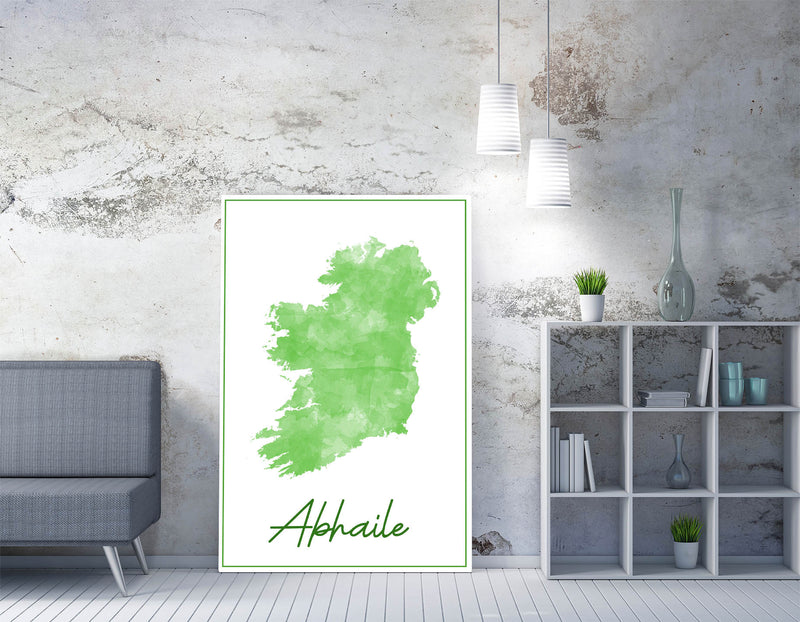 Watercolour Ireland 'Abhaile' - Handmade Canvas Wall Art | Vibrant Home Decor