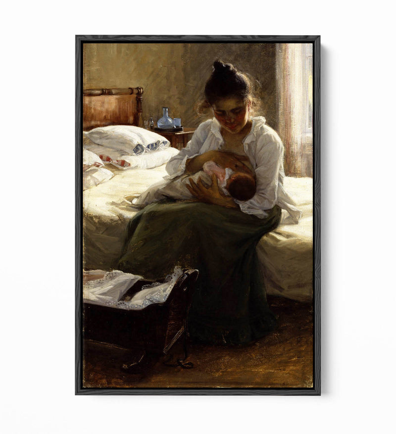 Float Effect Canvas Art – Mother Canvas Art Print on Premium MDF Frame