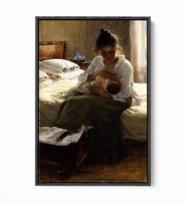 Float Effect Canvas Art – Mother Canvas Art Print on Premium MDF Frame