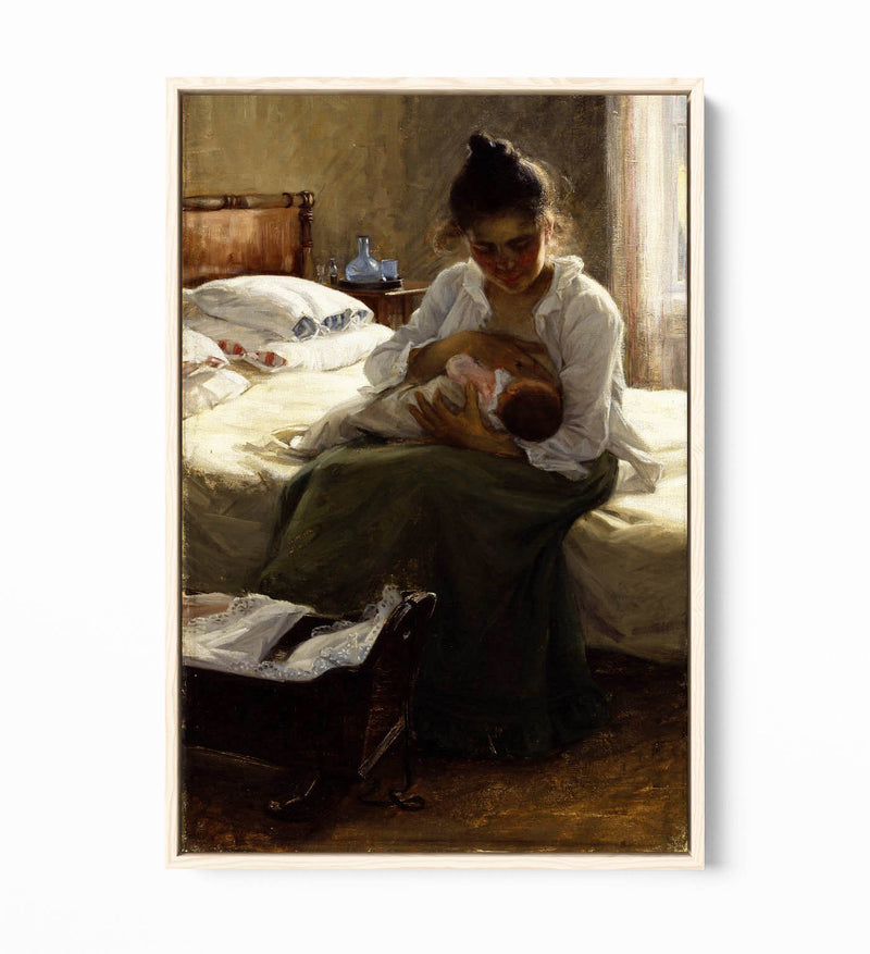Float Effect Canvas Art – Mother Canvas Art Print on Premium MDF Frame