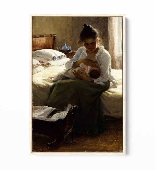 Float Effect Canvas Art – Mother Canvas Art Print on Premium MDF Frame