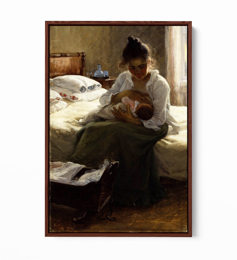 Float Effect Canvas Art – Mother Canvas Art Print on Premium MDF Frame