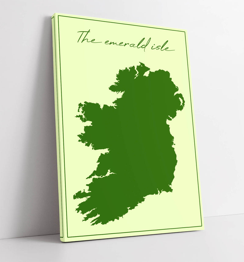 The Emerald Isle - Handmade Canvas Wall Art | Vibrant Home Decor