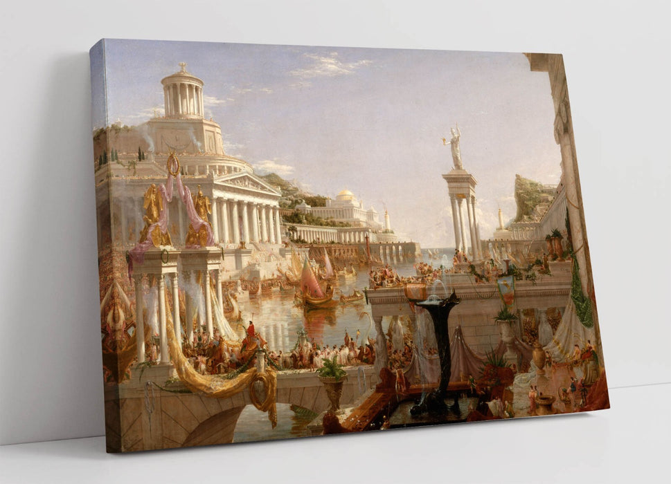 Canvas Wall Art - Thomas Cole Print The Course of Empire Consummation on Premium Canvas