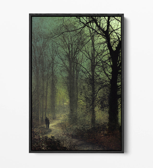 Canvas Wall Art Print | Float Effect Canvas by John Atkinson Grimshaw - Premium Frame