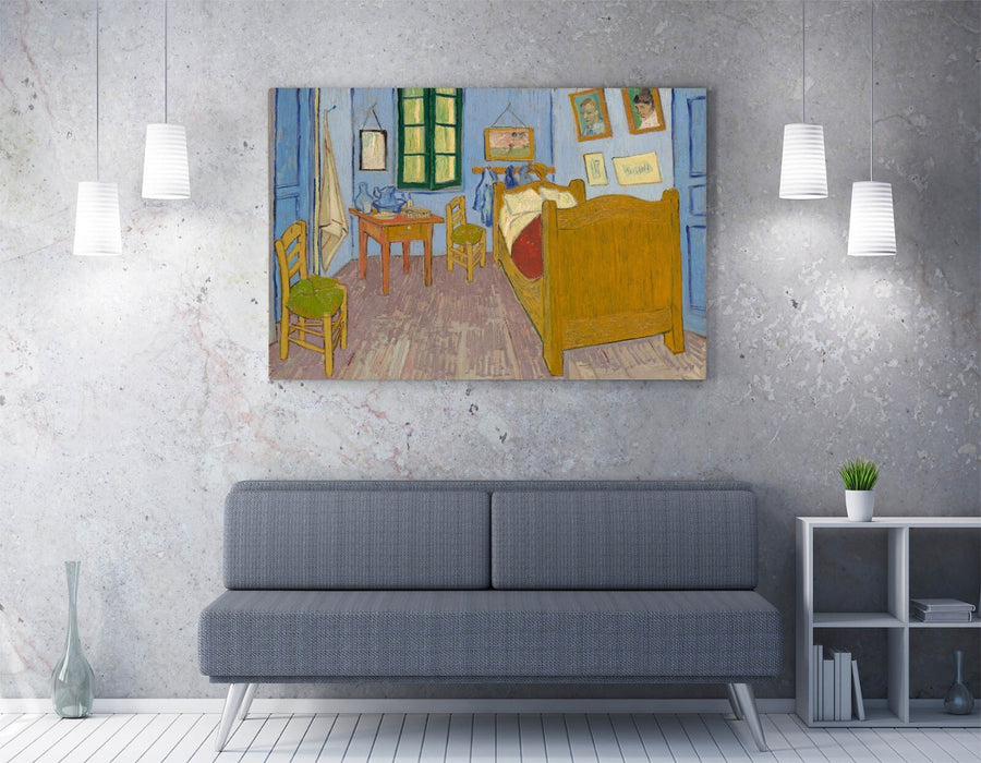 VINCENT VAN GOGH, BEDROOM IN ARLES -CANVAS WALL ARTWORK PIC PRINT
