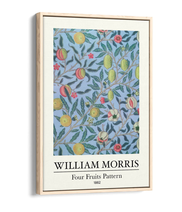 Canvas Art Print | Handmade UK Canvas With Fruit Pattern & Float Effect Frame