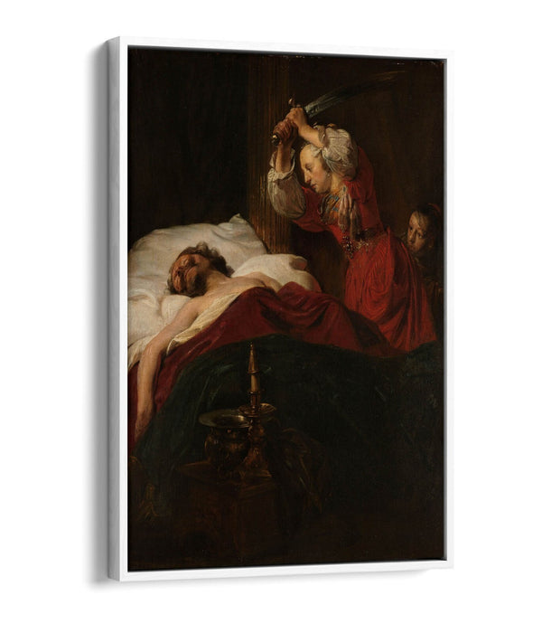 Float Effect Canvas Art - Judith And Holofernes Print By Jan De Bray | Premium Ready To Hang Wall Decor