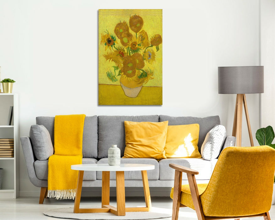 CANVAS WALL ART ARTWORK FRAMED PICTURE PRINT Vincent van Gogh Sunflowers
