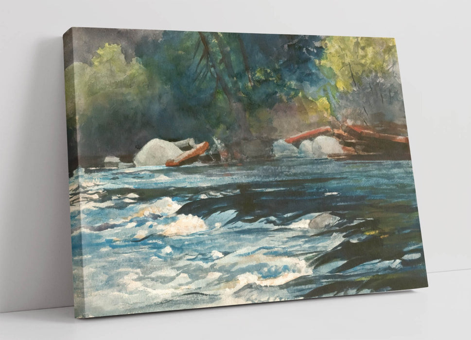 Canvas Wall Art – Winslow Homer Print | Premium Handmade Hudson River Painting