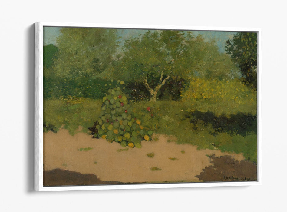 Canvas Wall Art Print – Richard Roland Holst Garden With Nasturtiums | Float Effect Canvas