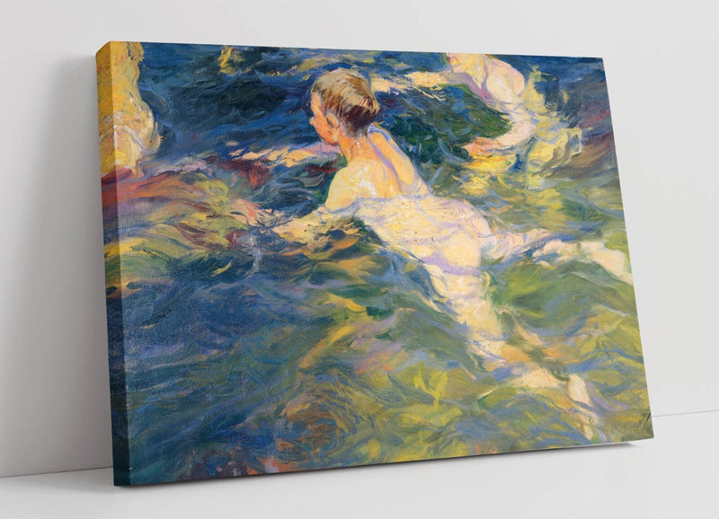 Canvas Wall Art - Joaquin Sorolla Swimmers Print | Handmade UK Canvas Art