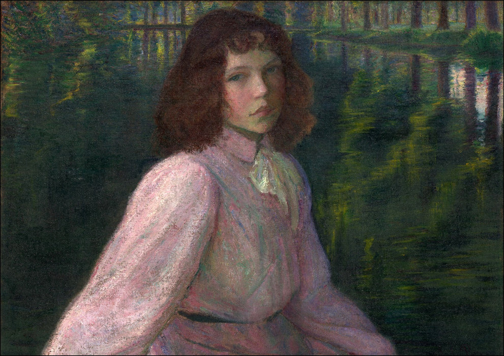 Framed Wall Art – Lilla Cabot Perry River Bend Painting | Handmade Wall Decor, UK Made Frames